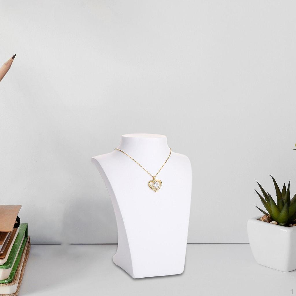Jewelry Necklace Display Bust Chain Rack Mannequin Model for Countertop