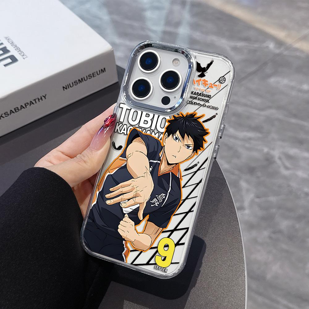 Горячий Аниме Хайкюу Хината Сёё Чехол для Телефона Для iPhone 17 Air 16 e 15 14 13 12 11 Pro Max Plus SE 2020 2022 Прозрачный Мягкий Чехол