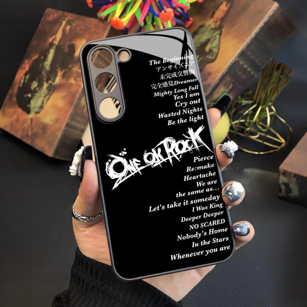 Japan Band ONE OK ROCK Phone Case For Samsung Galaxy S25 S24 S23 S22 S20 S21 Note20 Ultra Plus Fe Colored Silver Cover