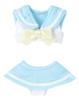 Sailor Bikini Set for Picconimo White X Light Blue 1/12 (for Doll)