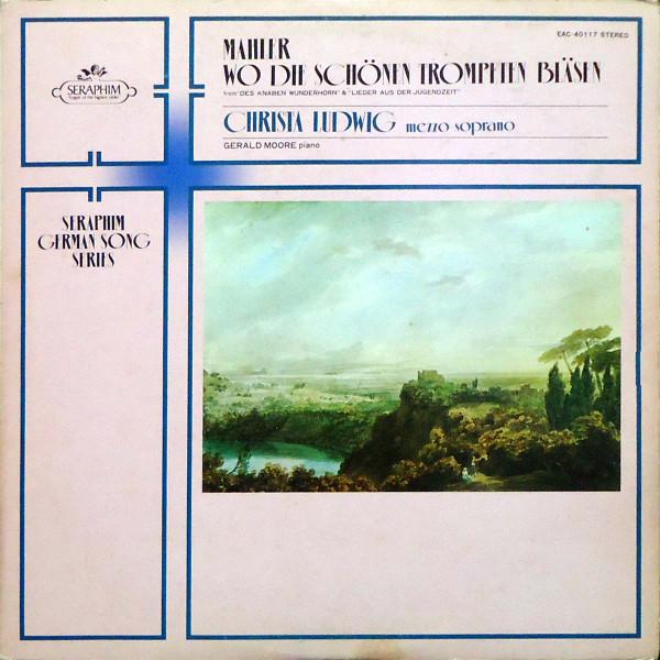 LP Record CHRISTA LUDWIG, GERALD MOORE - Mahler Songs EAC40117 SERAPHIM Japan Obi Classical Used