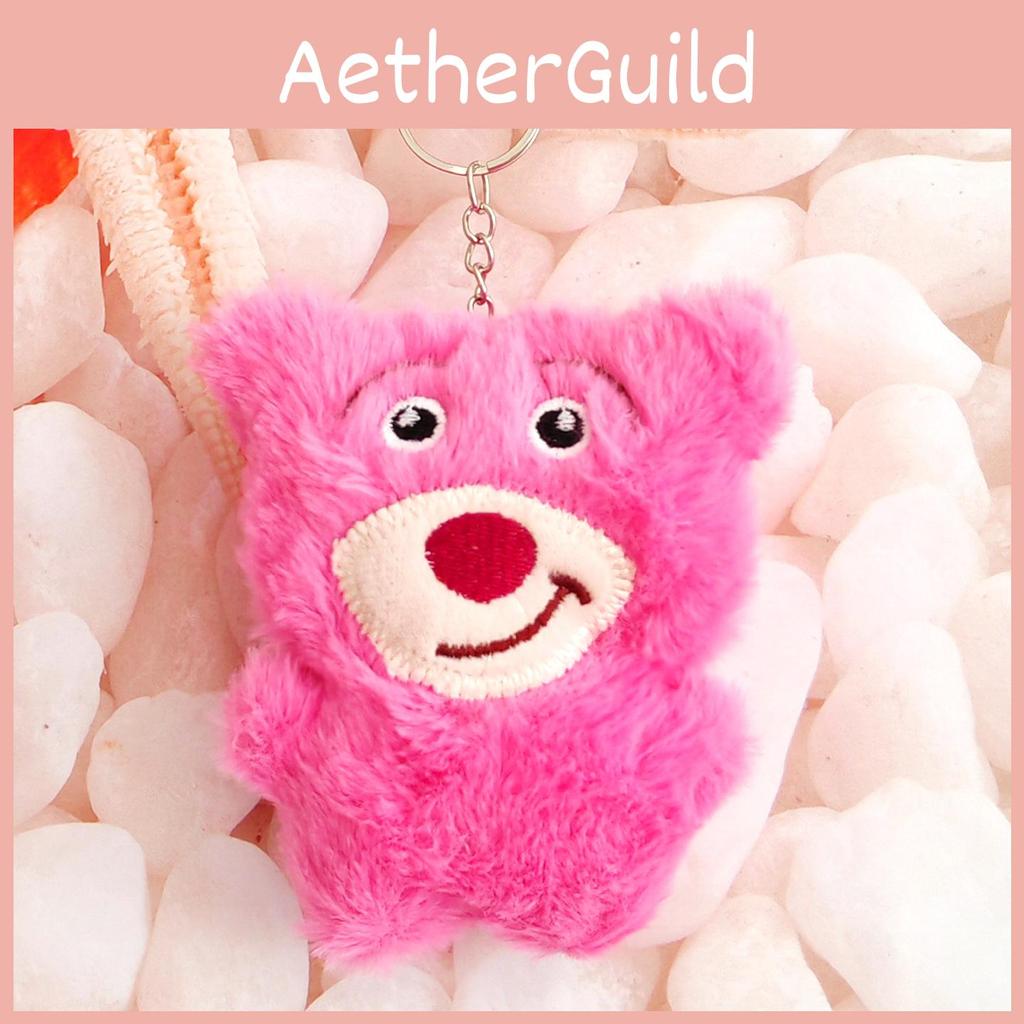 Lotso Plush Keychain Soft Toy Car Pendant Gift For Kids And Teens