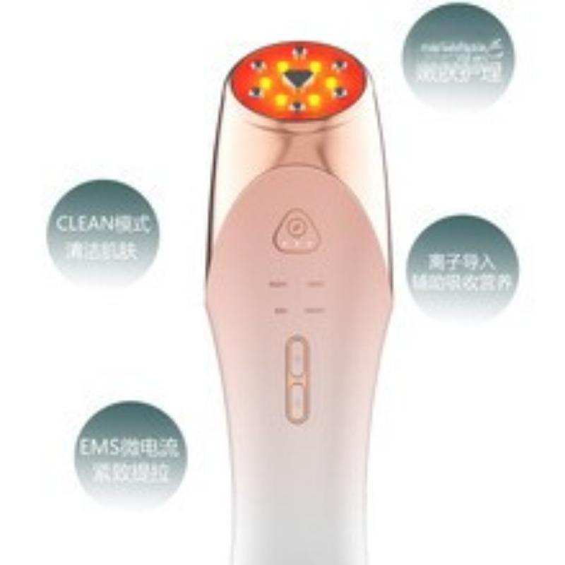 Частотный преобразователь Косметический прибор Домашний массажер для лица Красный прибор для глубокого введения в уход за лицом