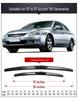 Оригинальная щетка стеклоочистителя Honda Accord для моделей 15/16/17 и девятого/десятого поколений (18-25)