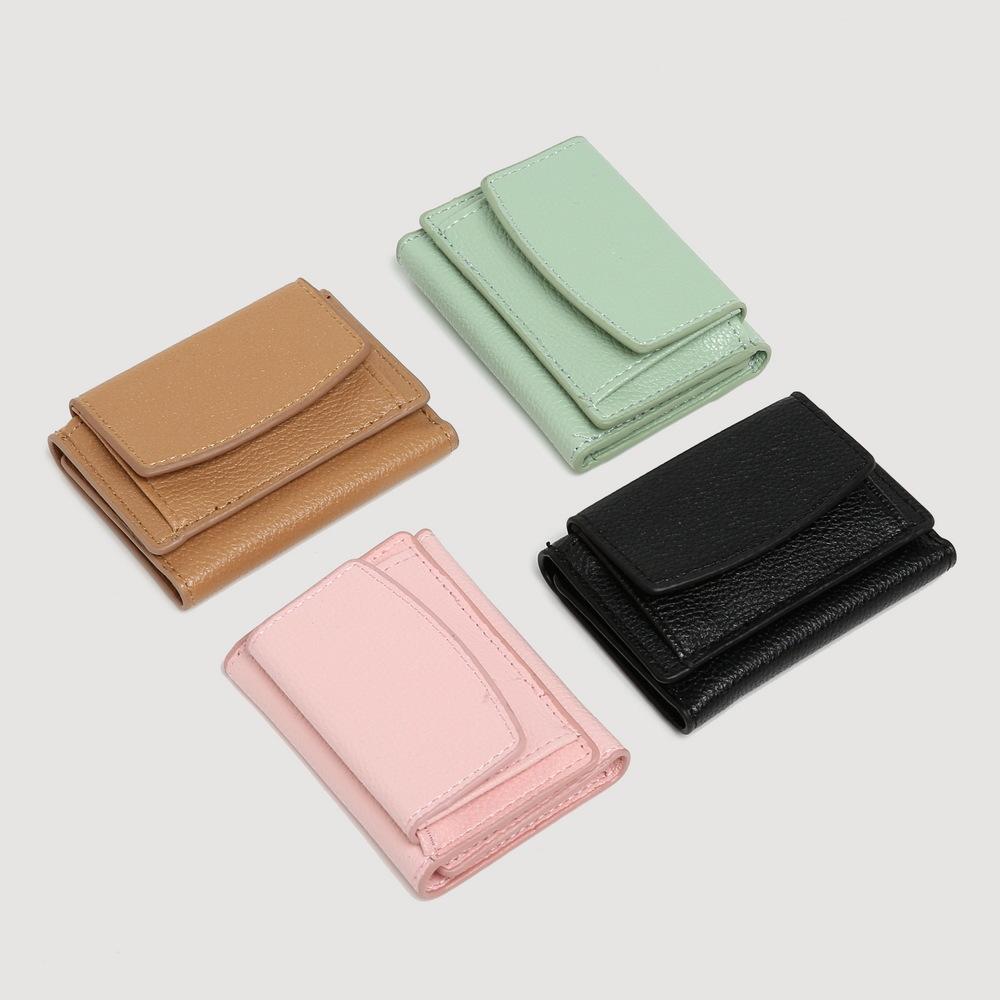 Тонкий мини-зажим для денег, зажим для купюр, женский кошелек, черный маленький кошелек, женская сумка, кошелек для монет ARI