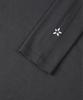 PANICALE Charcoal Basic Mock Neck Logo T-Shirt (Type B)