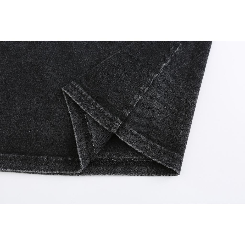 100% Cotton 230gsm Washed Old Craft Oversized T Shirt Big Size O-neck Oversized Men Tshirt Cool T-shirt Women Tee Shirts Tops