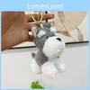 Adorable Schnauzer Plush Keychain Cute Dog Stuffed Animal Bag Charm