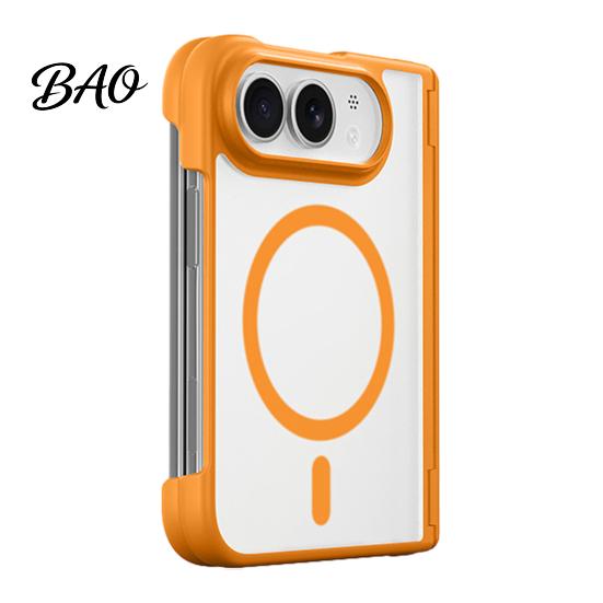 Magnetic Phone Cover Case for iPhone-Duo, Shockproof Folding Cellphone Non Slip Protective Cover, Professional Mobile Shell, Accessories DurablePhone
