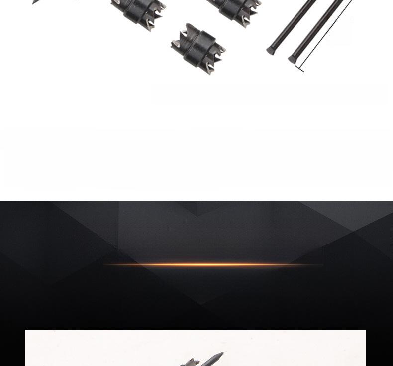 Набор из 13 сверл из быстрорежущей стали для удаления точечной сварки с шестигранной ручкой