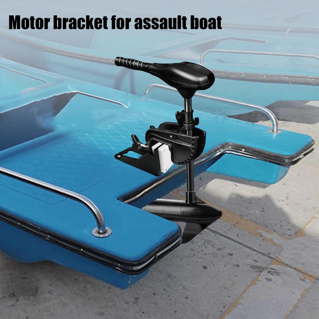 Kayak Trolling Motor Mount Quick Release Bracket With Noise Reduction & Aluminum Locking For Fishing Boat Inflatable Raft Marine