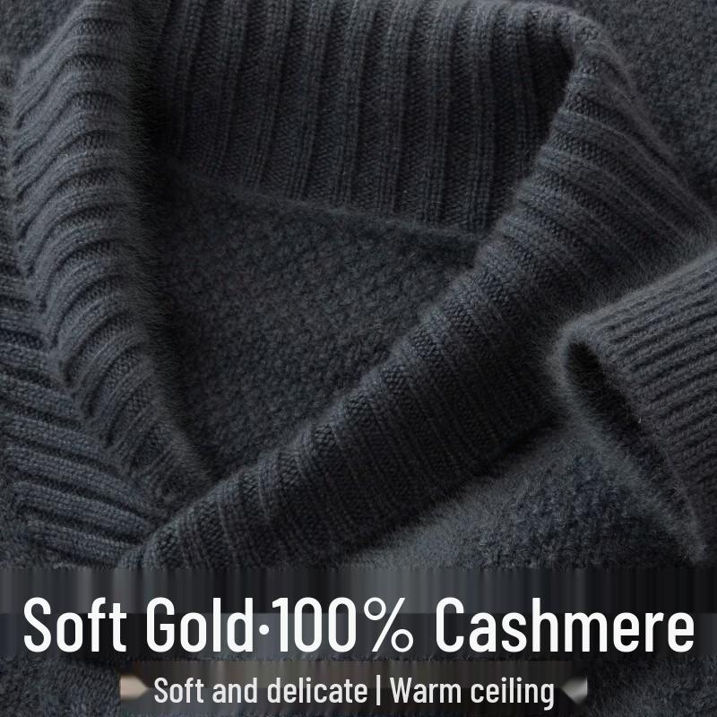 Pierre Cardin Men's 100% Pure Cashmere Shawl Collar Sweater