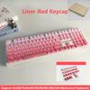 Xiaomi Gradient Translucent Lines Sided Printed Keycaps 133keys for Mechanical Keyboard Blackberry Purple Grey Blue Key Caps Cherry PBT