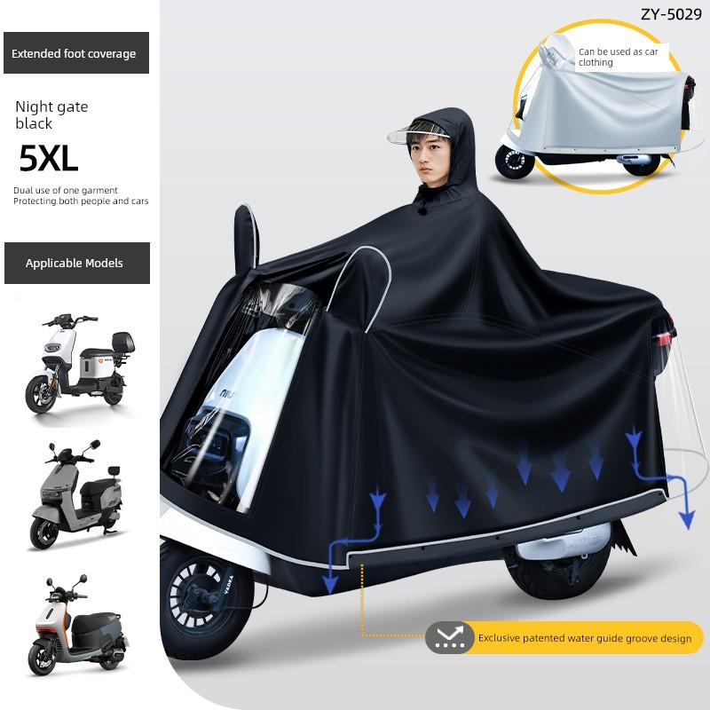 Raincoat for Electric Scooters, Unisex Long Full-Body Rain Poncho, Storm-Proof, 2026 New Model, Motorcycle-Specific Riding Raincoat