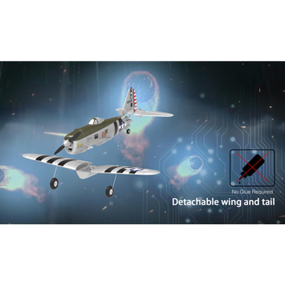 Eachine Mini P-47 Razorback Bonnie Warbird EPP 500mm Wingspan RTF 2.4G 6-Axis Gyro Stabilizer RC High Scale Airplane Fixed Wing with Flight Controller