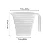 Plastic Tip Mouth Jug Pour Spout Measuring Cup Baking Beaker Portable Handle Measuring Cup Scales Tool Graduated Cup 250Ml