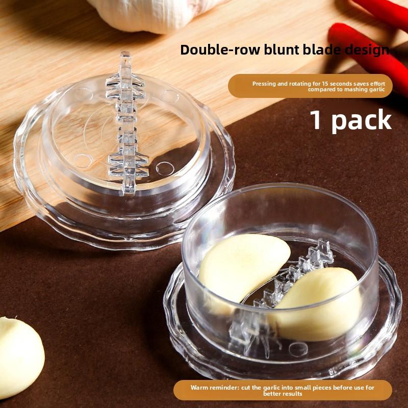 Garlic masher, manual garlic chopper, garlic press, garlic paste maker, household kitchen ginger and garlic grinder