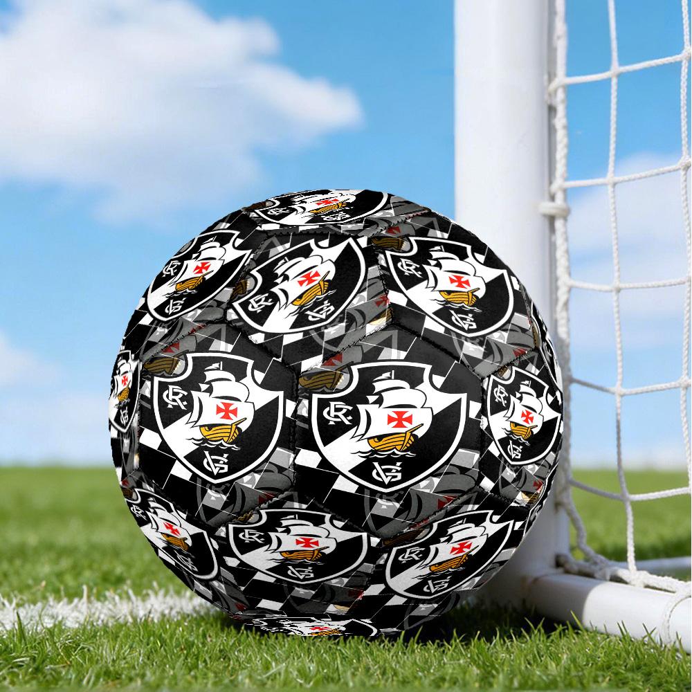 Vasco Football Club Printed Size 5 Soccer Balls, High-Quality, Anti-Slip, Protective Football, A Unique Gift , Birthdays, Christmas Gifts