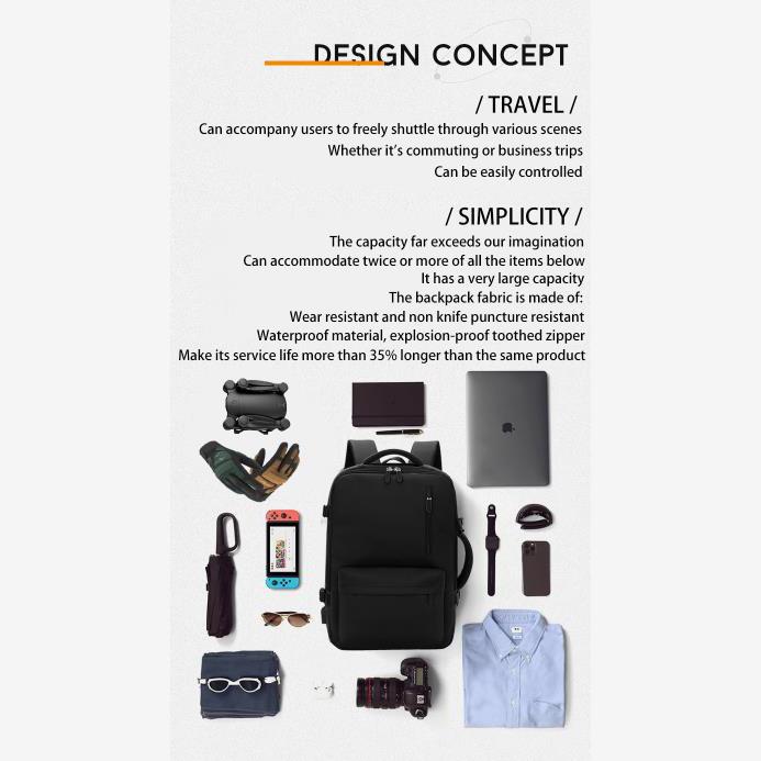 Дорожный рюкзак для женщин, большой емкости, легкий багажный рюкзак, дорожная сумка, деловая компьютерная сумка