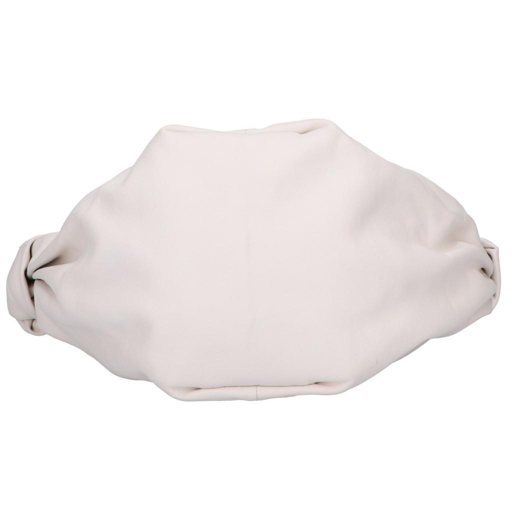 Bottega Veneta Smooth Calfskin Double Knot Handle Bag Handbag whiteUsed