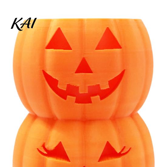 Halloween Pumpkin Drink Holder Ghost for 12oz Cans, Double Stacked Beverage Can Cooler Party, 3D Printed Heat Insulation Sleeve Soda Beer Creative