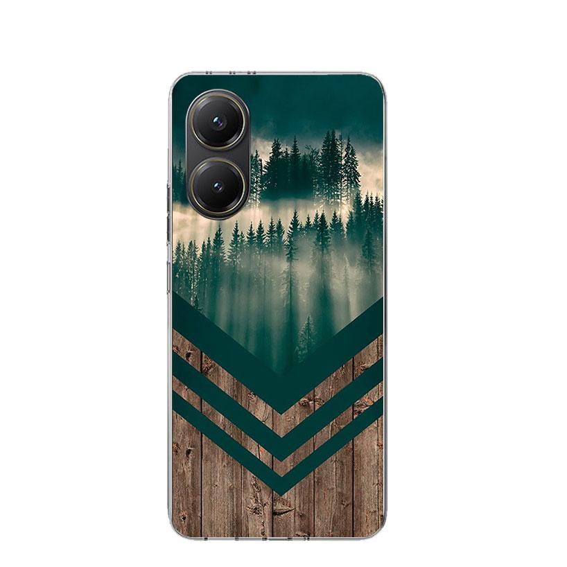 Forest Geometry Wood Nature Case Phone Cover for Xiaomi Poco X3 Nfc X5 X6 X7 X4 Gt F7 Ultra F6 F5 Pro F4 F3 M5S M4 M6 M3 Trend F