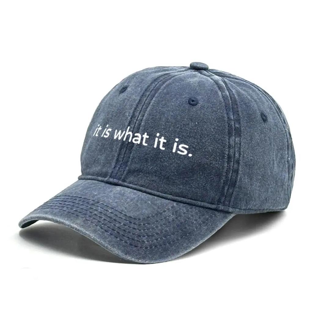 Бейсболка с принтом "Так есть, как есть". Регулируемая кепка-snapback. Свободная, модная, хип-хоп, для отдыха, от солнца