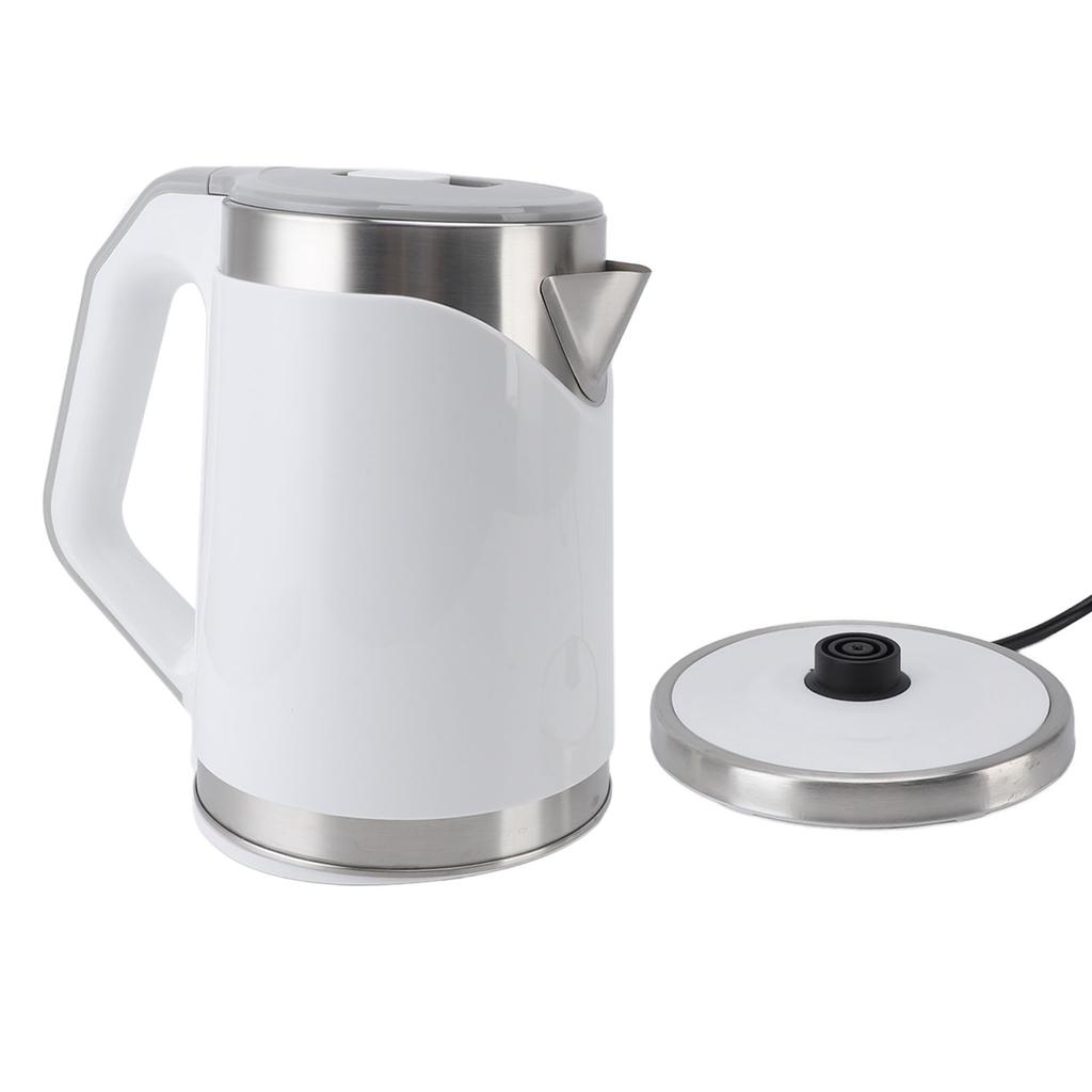 Electric Kettle Hot Water Boiler Stainless Steel Fast Heating Auto Shut Off Double Layer Water