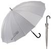 Waterfront Long Umbrella Umbrella LESS IS MORE Series Petal Ash Gray 65cm 16 Framework Petal Structure Wind Resistance Water Repellency Grade 4 UV