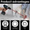 6/2PCS Electric Drill Mixing Paddle Hexagon Shaft Plaster Paint Putty Cement Mortar Mixer Attachment Epoxy Mixing Stick