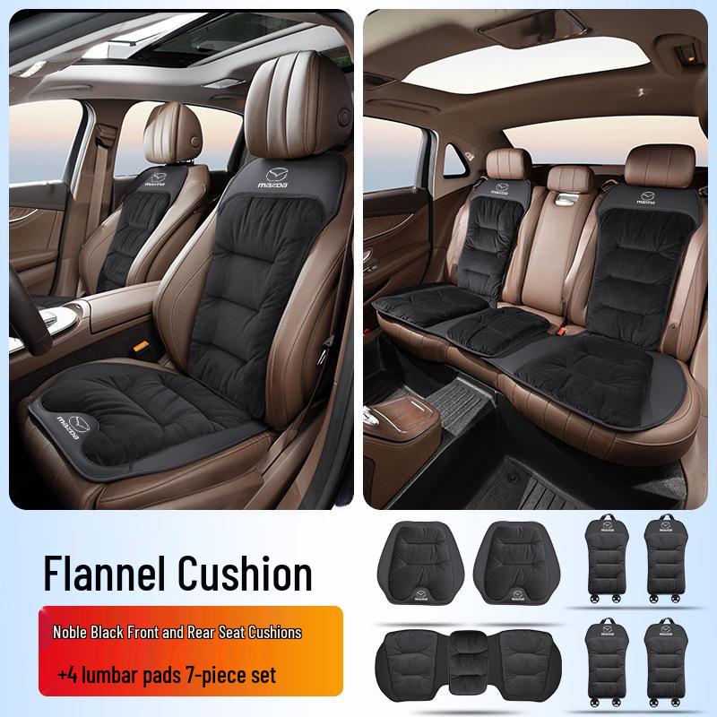 Mazda CX3/CX4/CX5/Atenza Car Seat Cushion with Flannel Lumbar Support