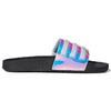 adidas Шлепанцы Adilette Boost Переливающиеся кроссовки унисекс Black Cloud-White Core-Black FZ2565