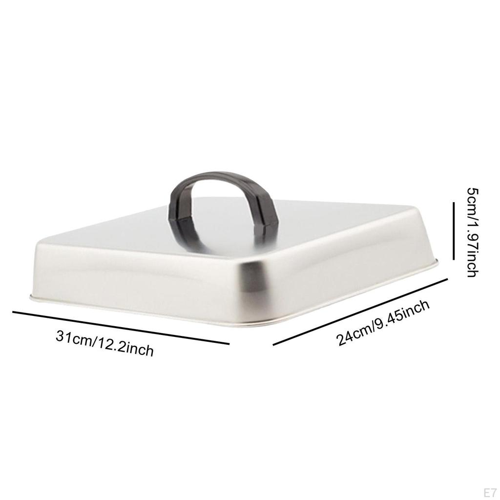 Чехол для гриля из нержавеющей стали 304 для приготовления пищи, идеально подходит для стейков, бургеров и барбекю.