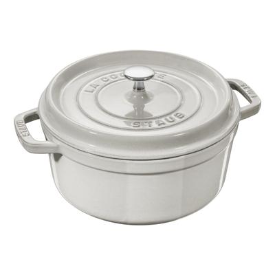 Staub Кокот Круглый Кампань Большой Эмалированная Кастрюля Ручной Литой Подходит для индукционных плит Японский Продукт с Серийным Номером Круглый Кокот "Пико 24см" [Номер Авторизации]