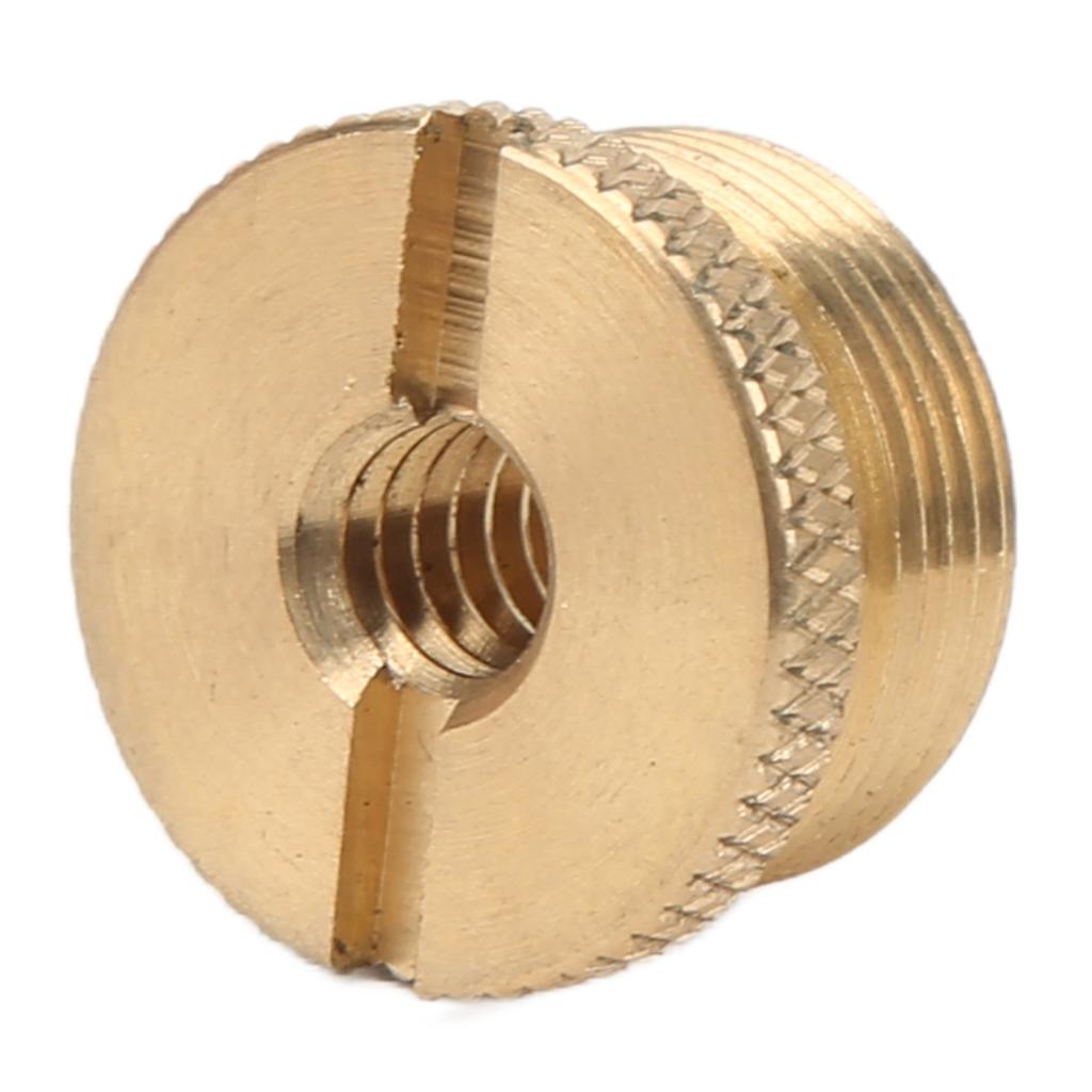 1/4 Female to 5/8 Male Screw Adapter Anodizing Trtment Durbale Mic Thrd Adapter