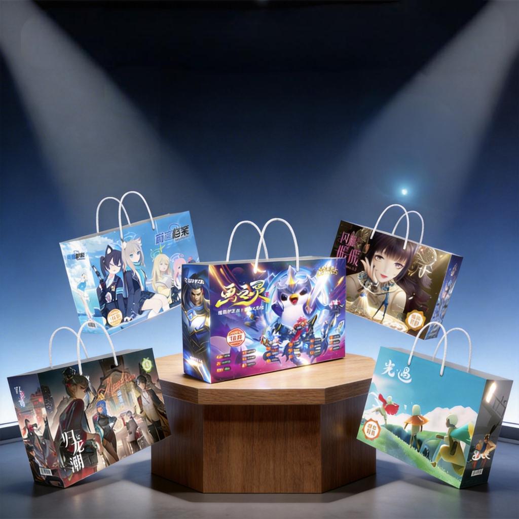 Anime Lucky Gift Bag Genshin Impact, Mo Dao Zu Shi, Tian Guan Ci Fu Collection Bag Toy Include Postcard Poster Bookmark Sleeves