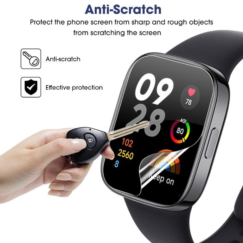 3-10PCS 9D Curved Hydrogel Film for Xiaomi Redmi Watch 3/2/2 Lite Soft Screen Protector for Redmi Watch 3 SmartWatch Not Glass
