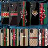 Guccis Модный Роскошный Бренд Чехол Пчела Для iPhone Samsung Galaxy Redmi Note S 17 16 15 14 13 20 24 25 54 Pro Max Ultra Fe Чехол из Закаленного Стекла