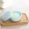 Self Draining Portable Soap Dish Round Travel Soap Container Sink   Travel