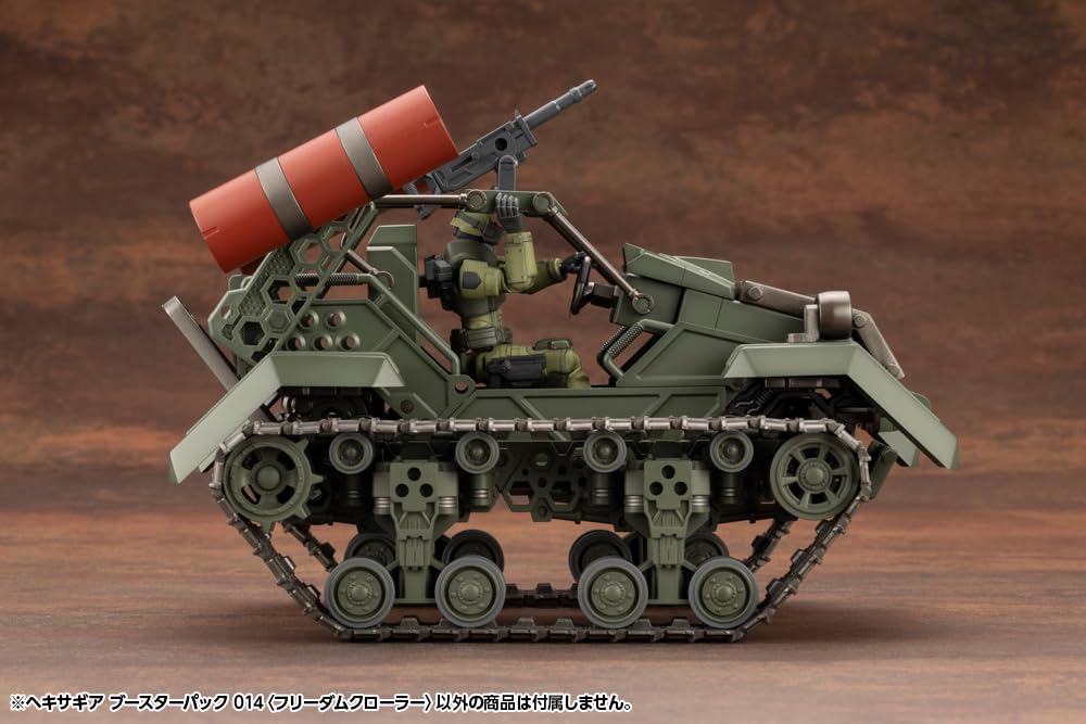 Kotobukiya Hexa Gear Booster Pack 014 "Freedom Crawler" 1/24 Scale Plastic Model, Approximately 140mm Long