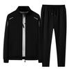 Hyjkl Tracksuit Plus Solid Running Black 5XL Men's Set, Size, Color, Sportswear, Breathable, Moisture-Wicking, Quick-Drying, Wear, Casual, Stylish,