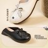 Возврату и обмену не подлежит [Распродажа] Туфли с бантом из коровьей кожи первого слоя, удобная мягкая подошва, рабочие туфли