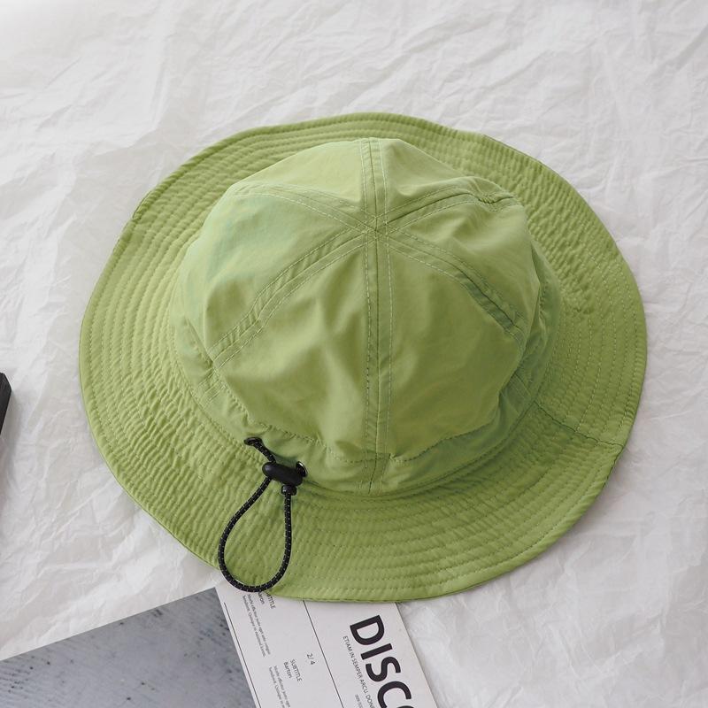 Super Japanese Niche Design Light Breathable Bucket Hat Women Men Versatile Quick-drying Personalized Fruit Green Sun Basin Hat