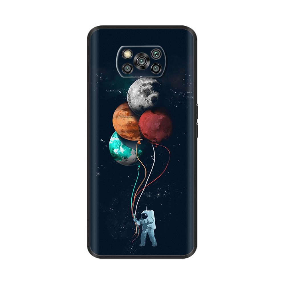 Чехол для Xiaomi Poco X3 Pro Мягкий силиконовый Черный Чехол для телефона для Poco X3 NFC Чехол для Poco X 3 NFC PocoX3 Pro ТПУ Capa Funda