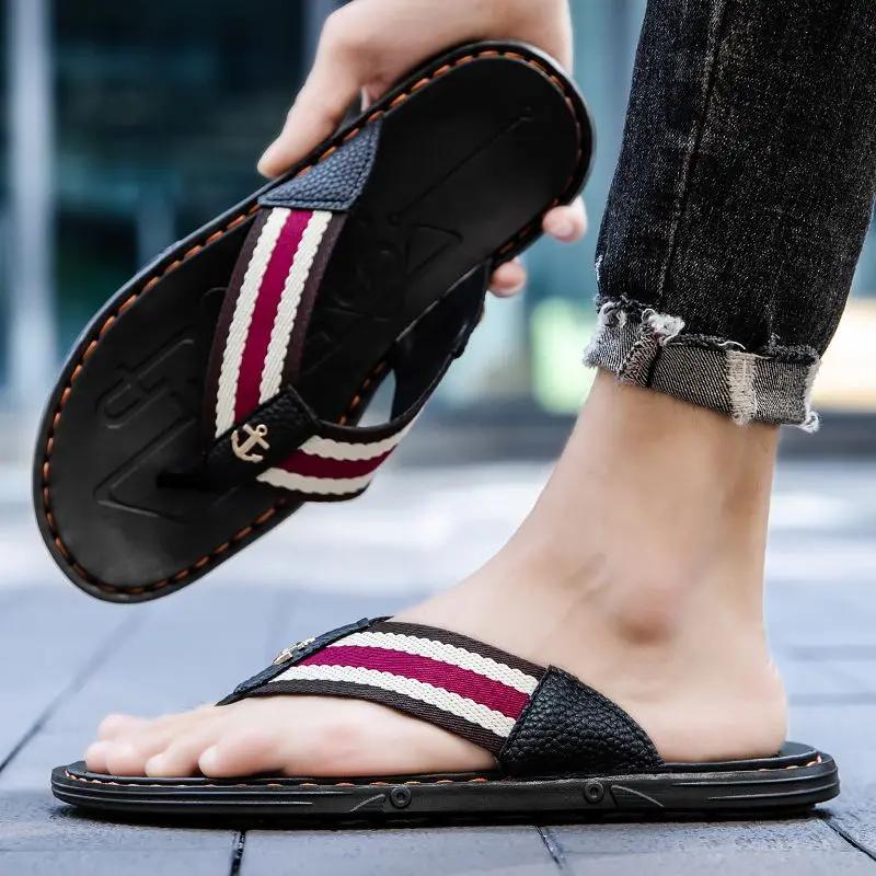 Тапочки для мужчин ПВХ плоские пляжные туфли оригинальный дизайнер роскошные повседневные низкая цена Mascullino удобные 2024 модные сандалии мужские