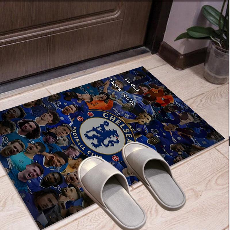 football club.C Pattern Rug, Indoor/Outdoor Mat, for Picnic, Gameroom, Bedroom, Office, Living Room, Home Decor Carpet, Birthday Gift