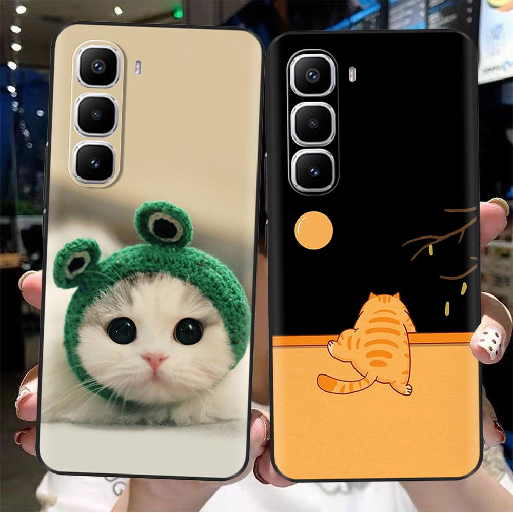 Чехол для Infinix Hot 60 Pro Plus, Корпус телефона, Крутые Животные, Роскошный, Девчачий, Мягкий Силиконовый Чехол для Infinix Hot 60 Pro, Мультяшные Чехлы