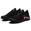 Fila Heritage-FHT Soft Comfortable Shock Absorbing Wear-Resistant Low-Top Casual City Commuting Running Shoes Men Sneaker Black A12M132104FBK