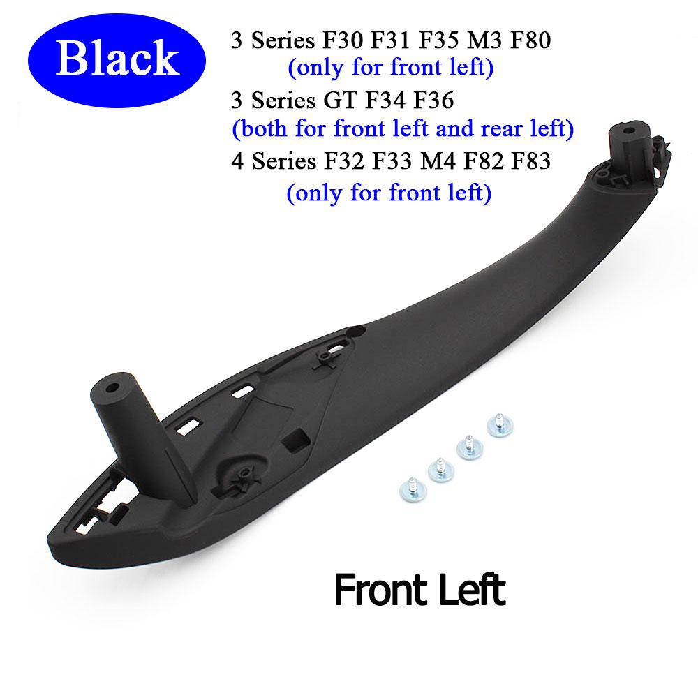 Автомобильные аксессуары, внутренняя дверь, черный, бежевый, левый и правый, сменная накладка на ручке для BMW M3 M4 F30 F34 F36 F32 F33