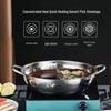 Разделенная горячая кастрюля FATTBAO из нержавеющей стали